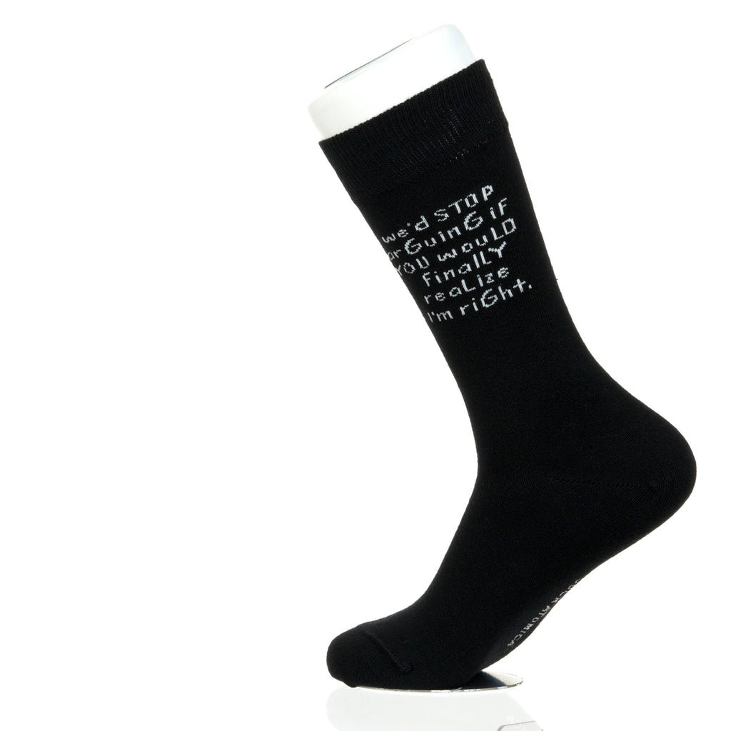 We'd Stop Arguing If