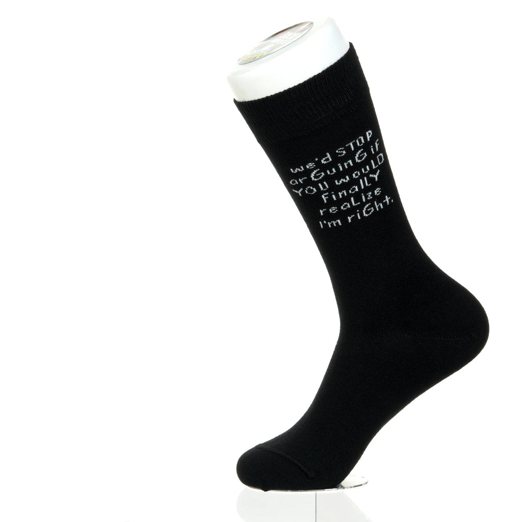 We'd Stop Arguing If