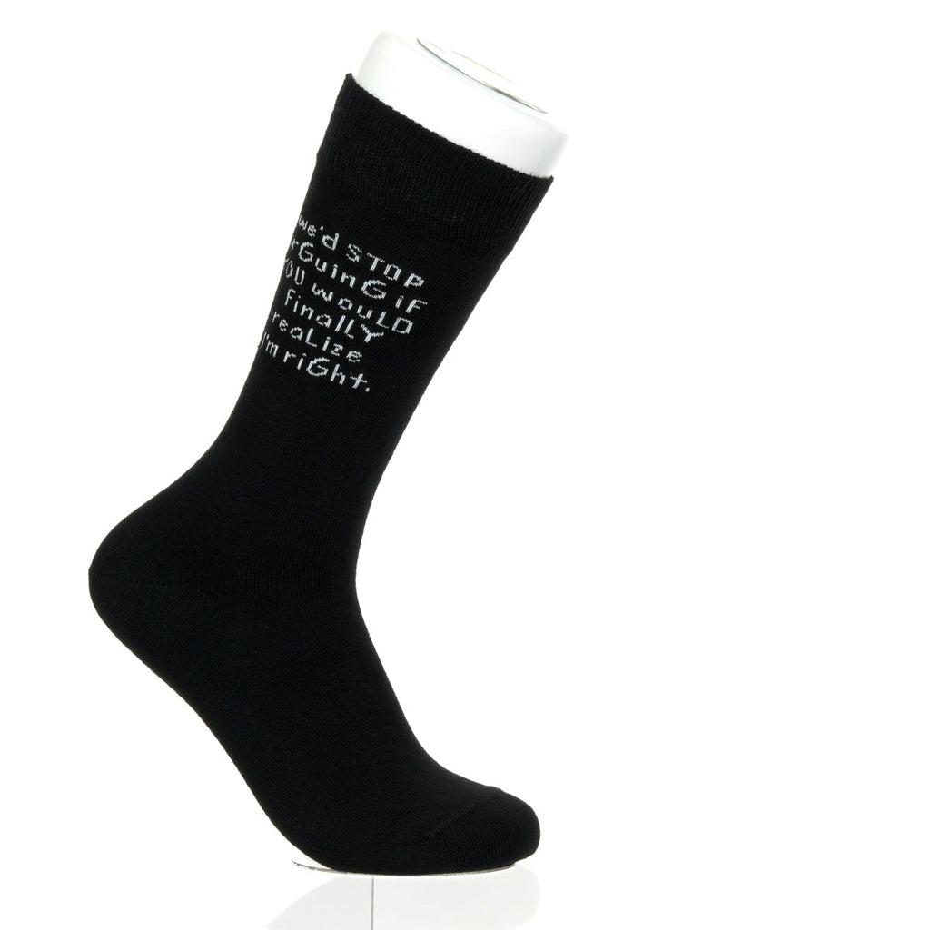 We'd Stop Arguing If