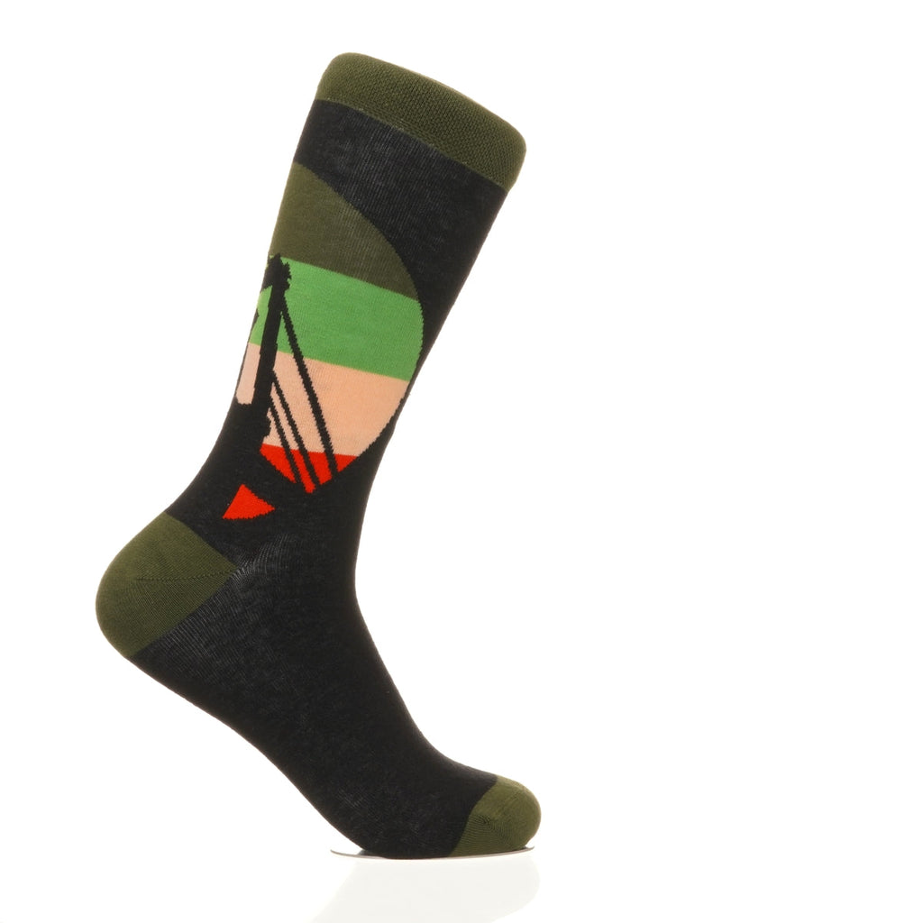 New York Brooklyn Bridge Retro Sun