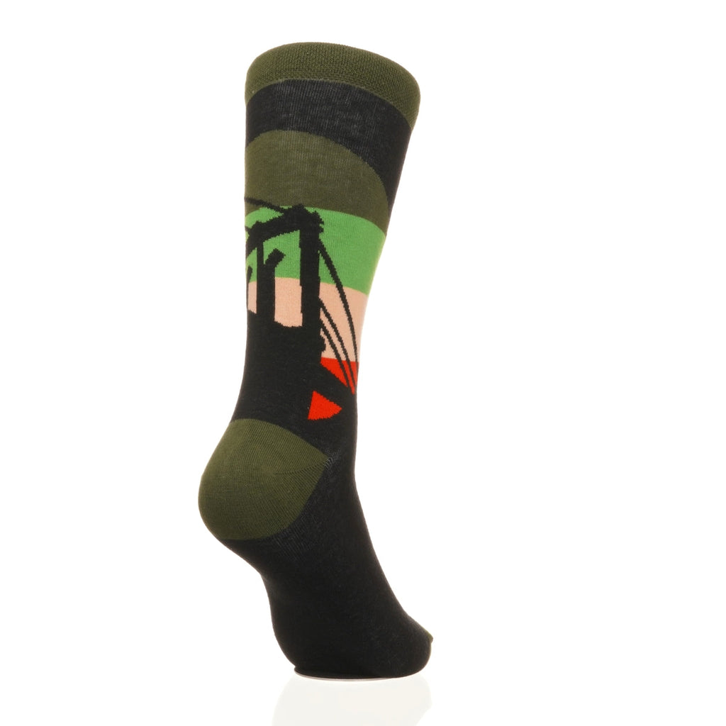 New York Brooklyn Bridge Retro Sun