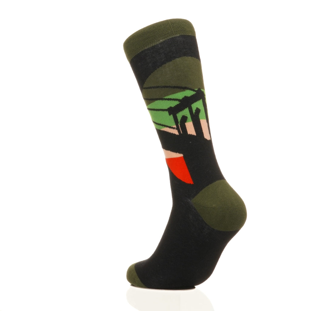 New York Brooklyn Bridge Retro Sun