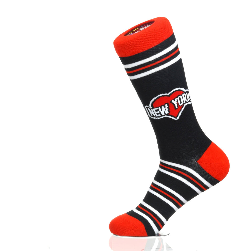 New York Heart Black Red