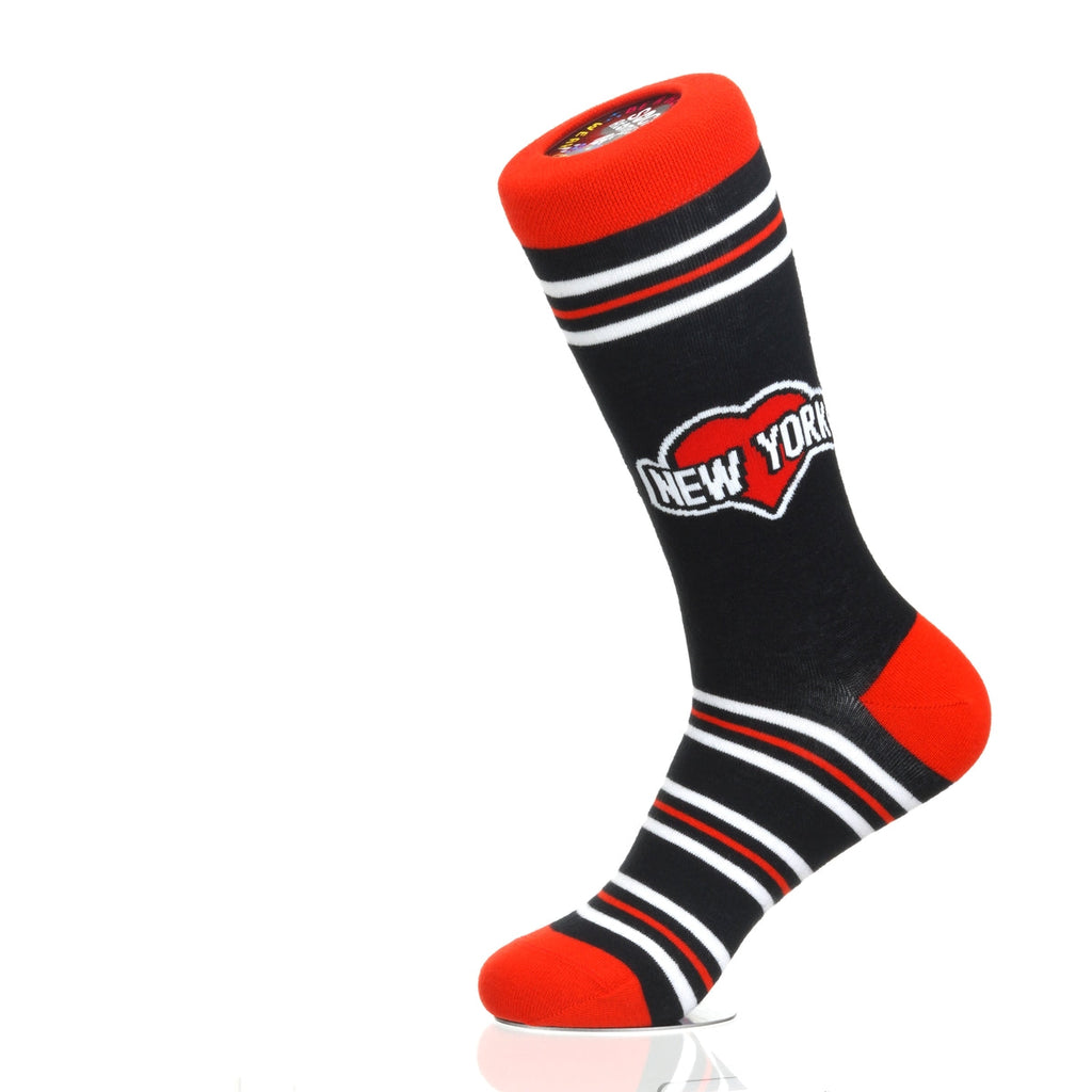 New York Heart Black Red