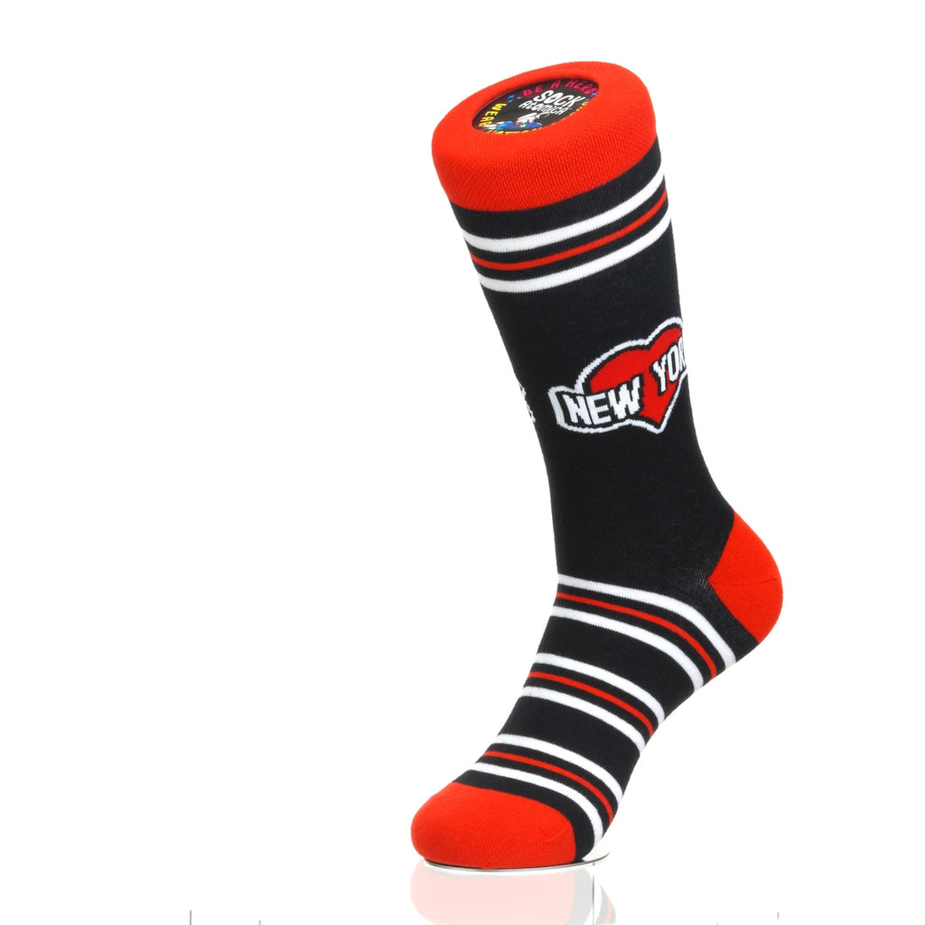 New York Heart Black Red
