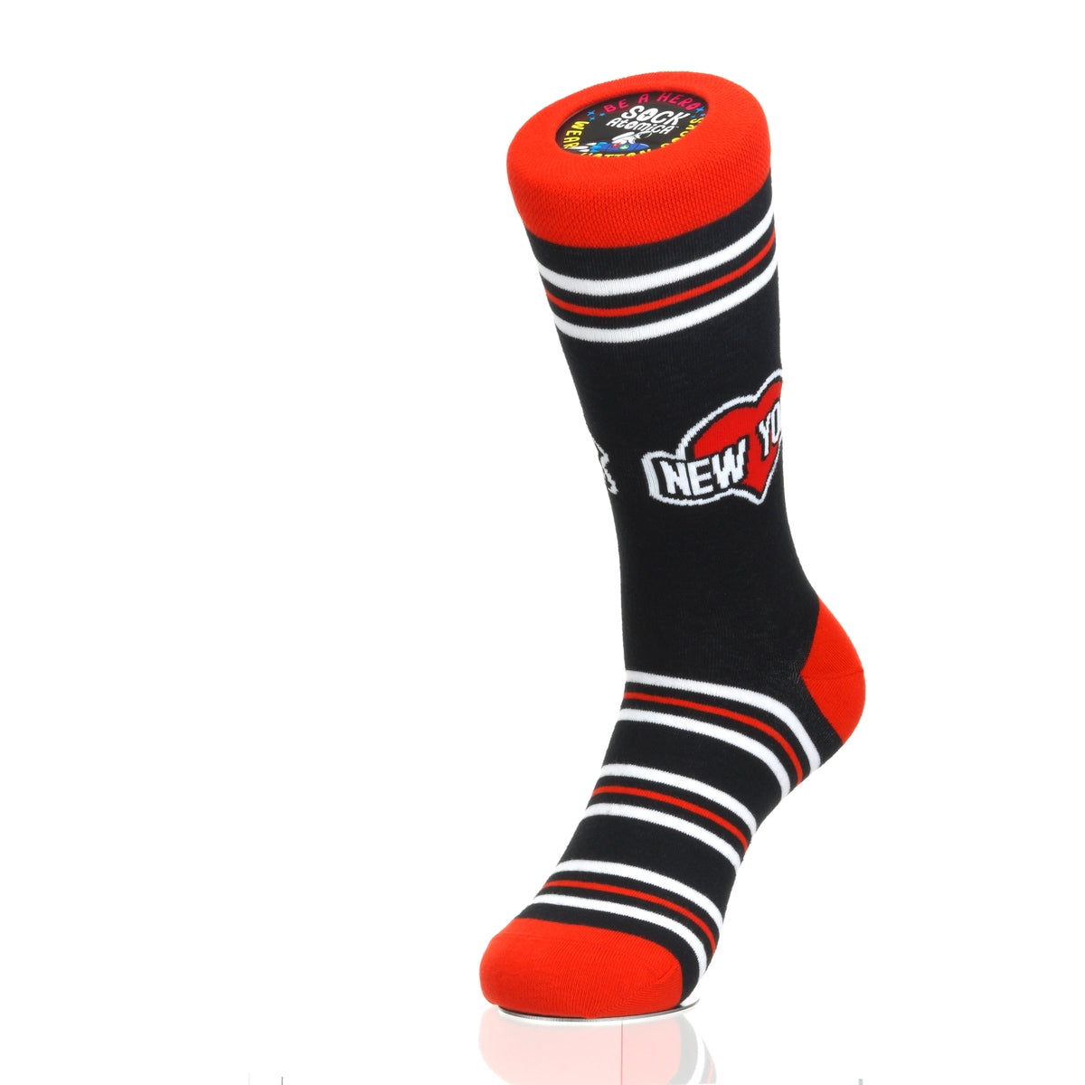 New York Heart Black Red