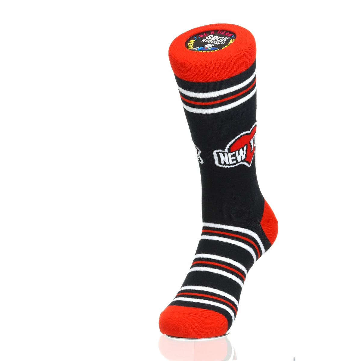 New York Heart Black Red