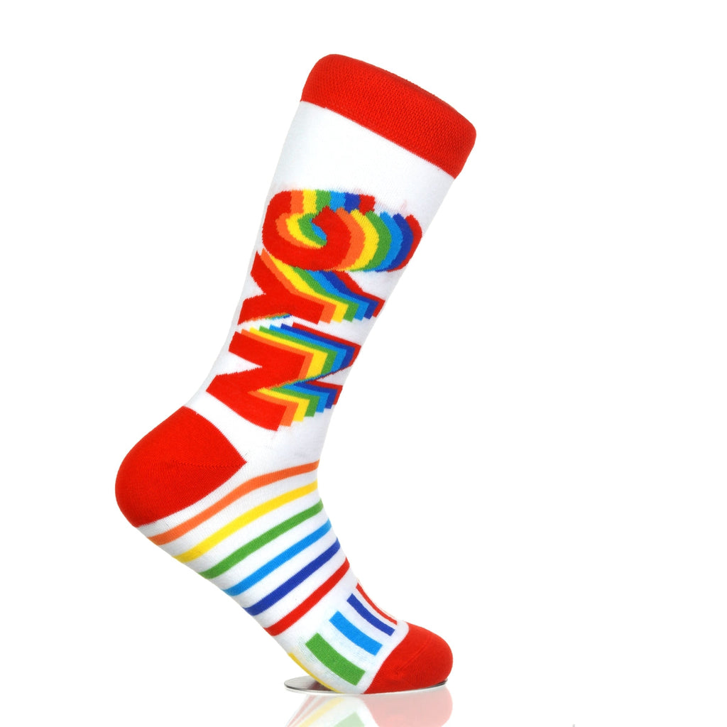 New York NYC Rainbow Step Letters