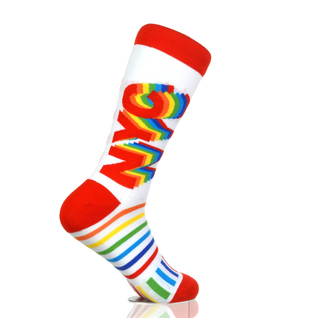 New York NYC Rainbow Step Letters