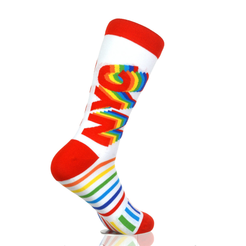 New York NYC Rainbow Step Letters