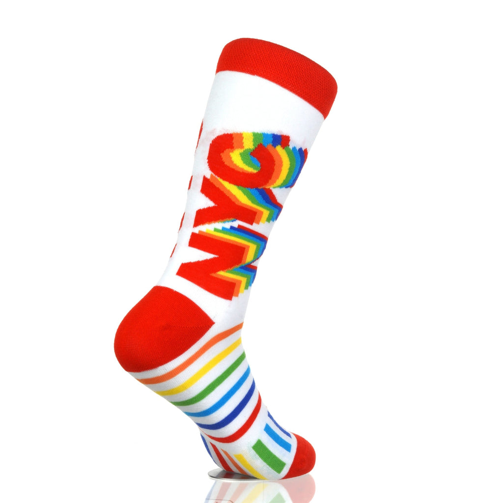 New York NYC Rainbow Step Letters