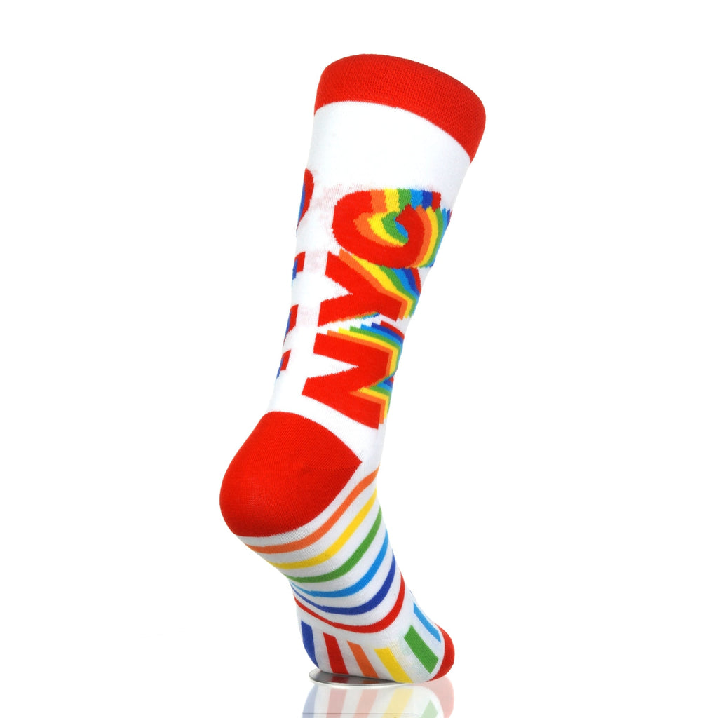 New York NYC Rainbow Step Letters