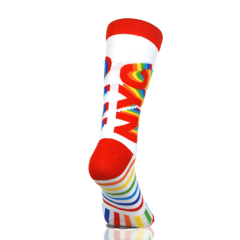 New York NYC Rainbow Step Letters