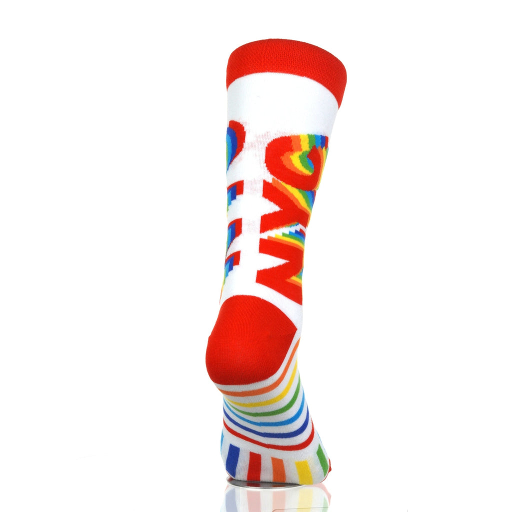 New York NYC Rainbow Step Letters