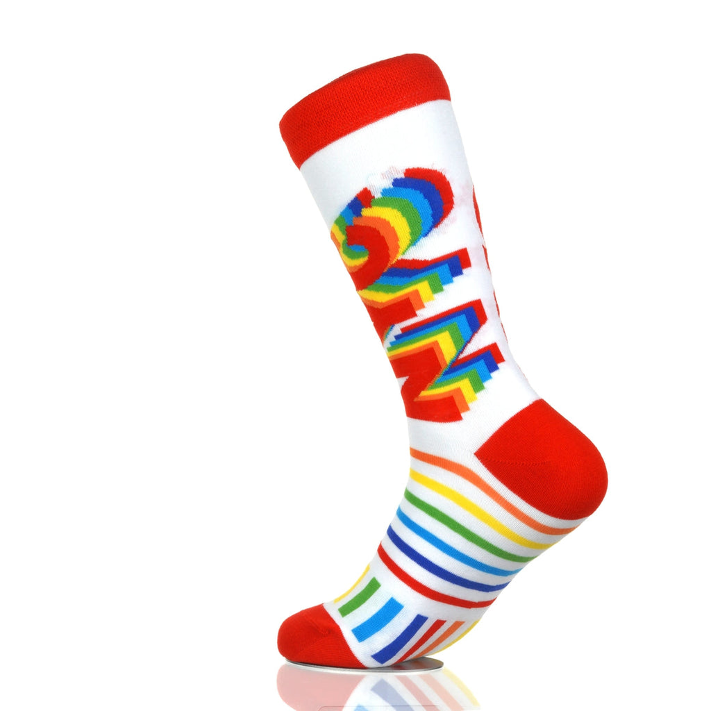 New York NYC Rainbow Step Letters