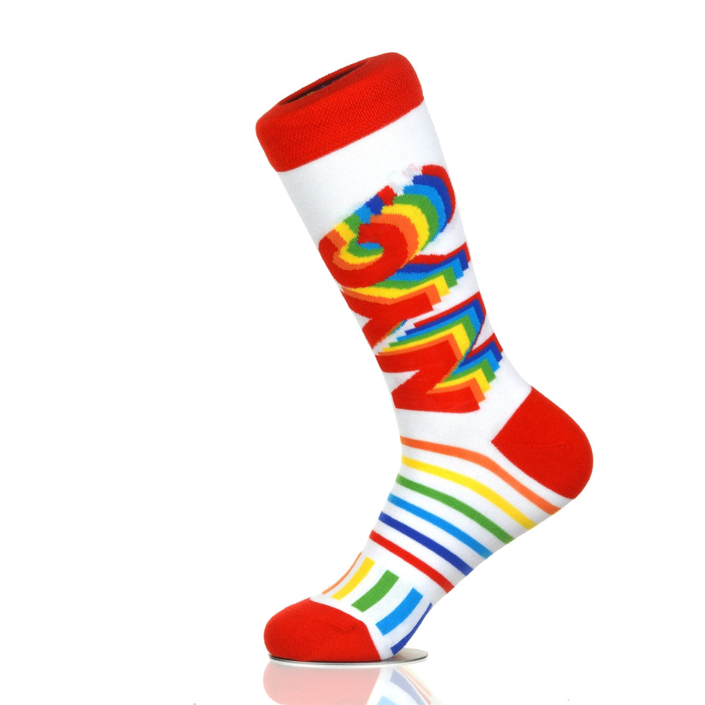 New York NYC Rainbow Step Letters