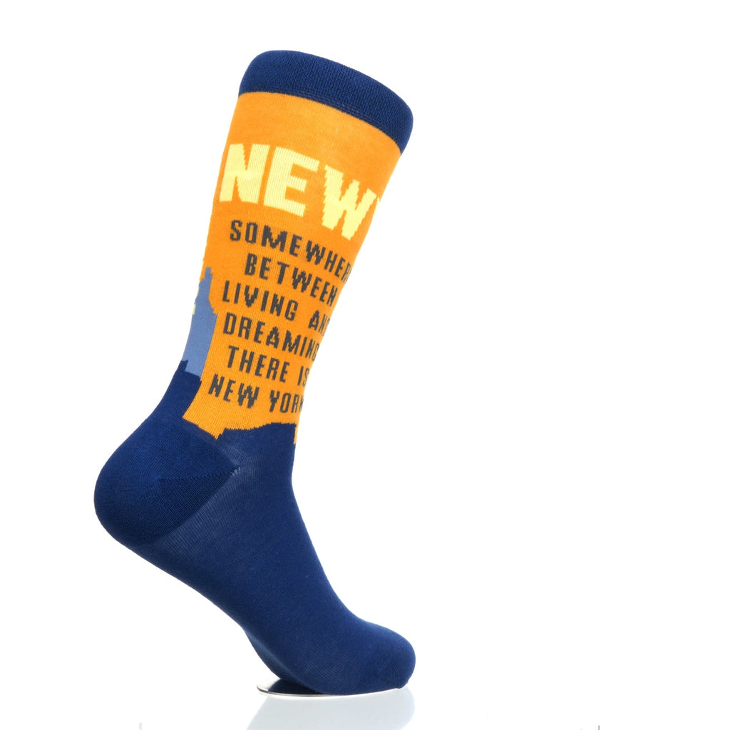 New York Quote Somewhere Between Living Dream