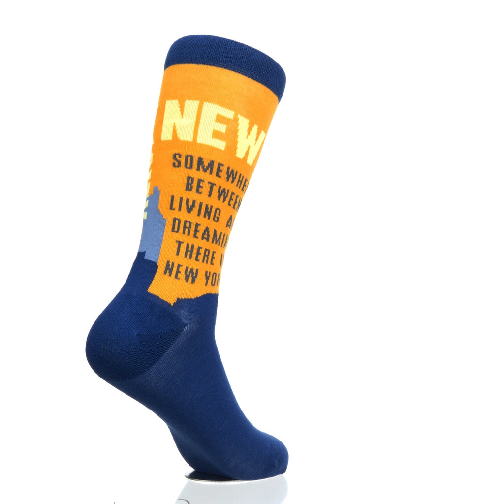 New York Quote Somewhere Between Living Dream