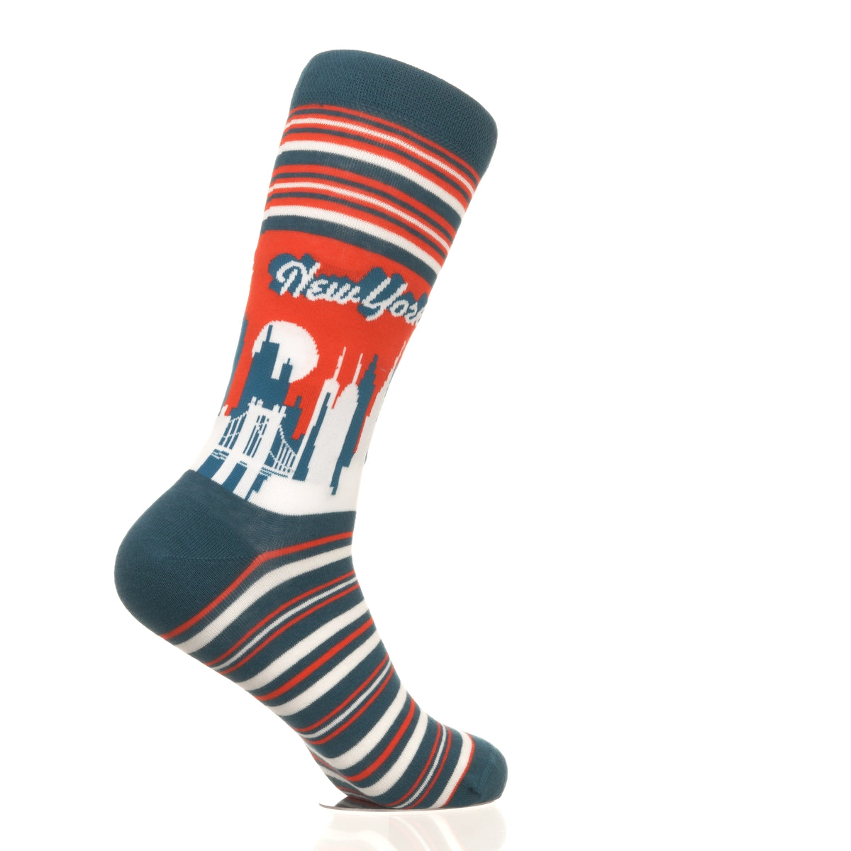 New York Skyline RedBlue