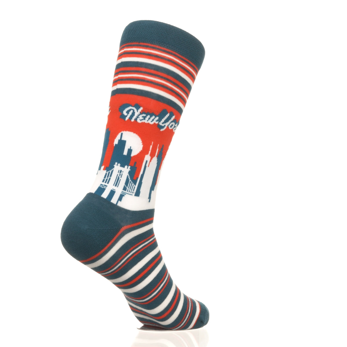 New York Skyline RedBlue