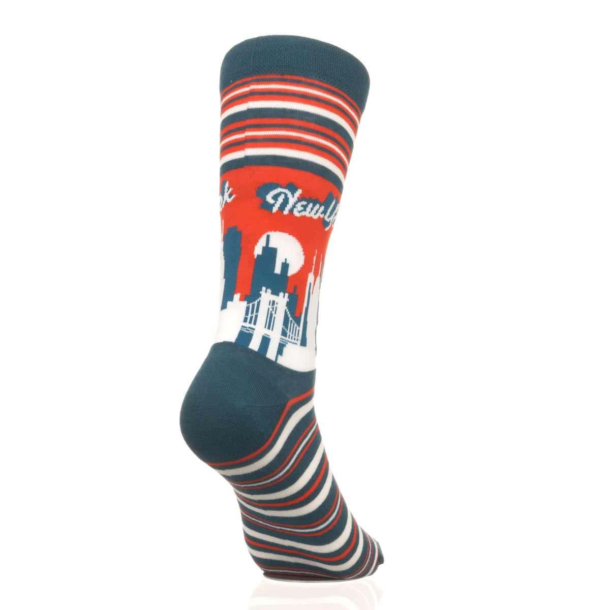 New York Skyline RedBlue