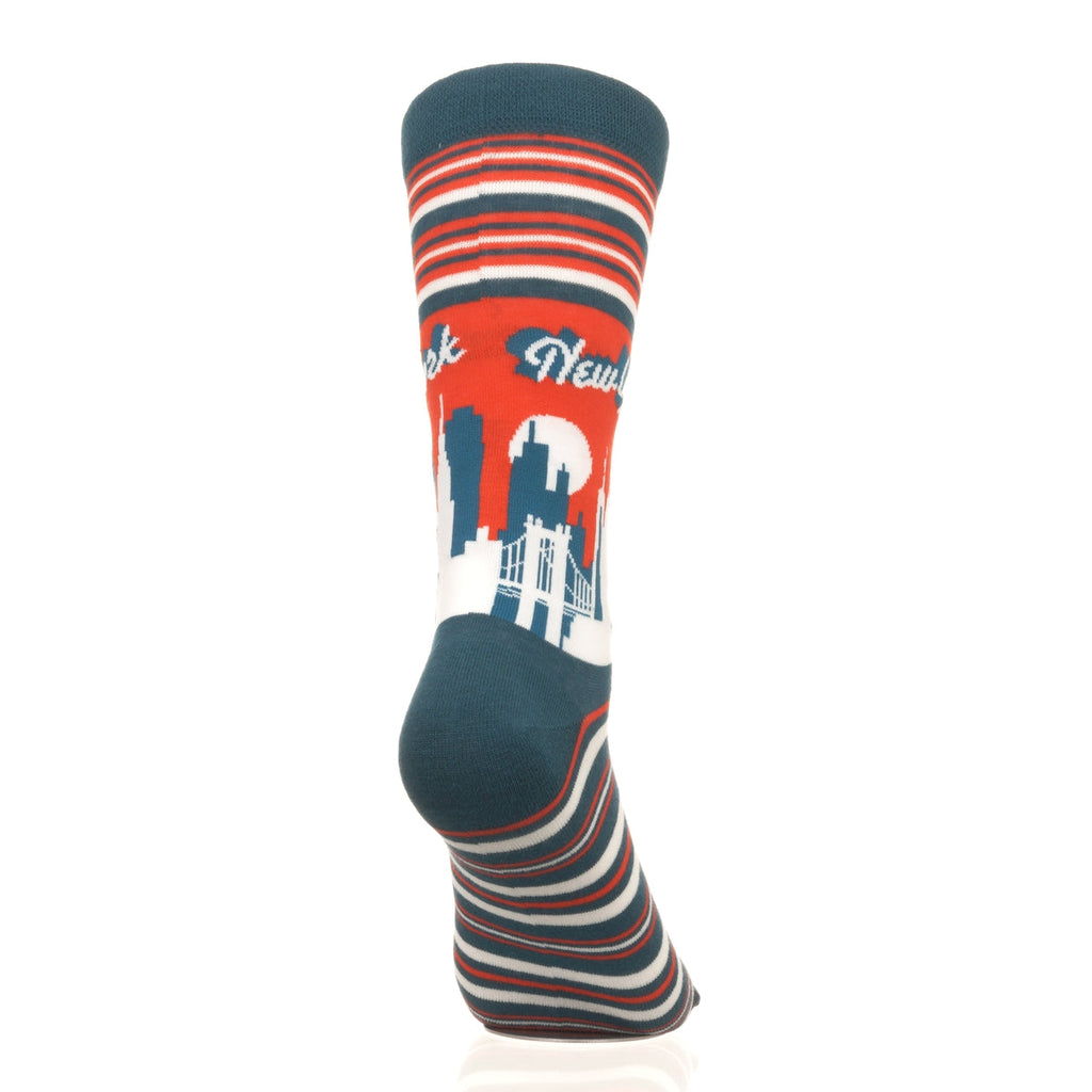 New York Skyline RedBlue