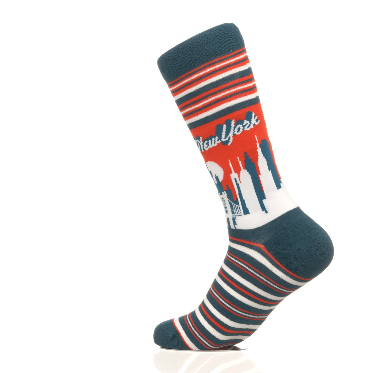 New York Skyline RedBlue