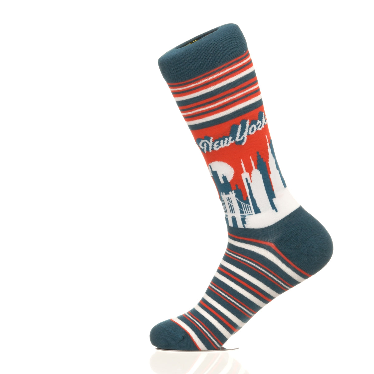 New York Skyline RedBlue