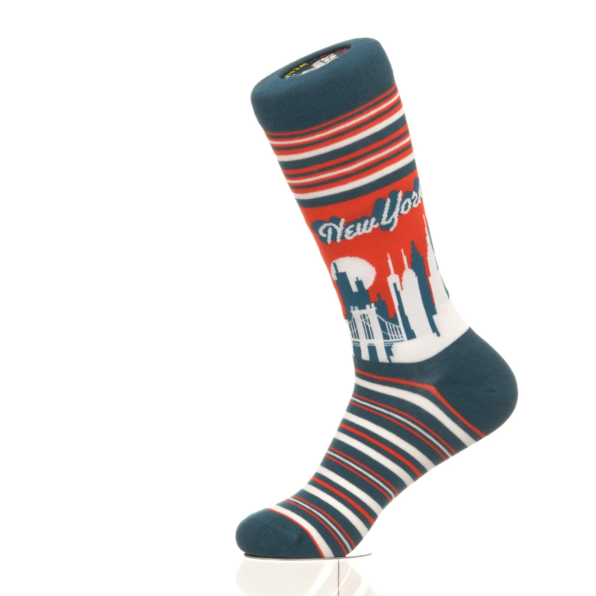 New York Skyline RedBlue