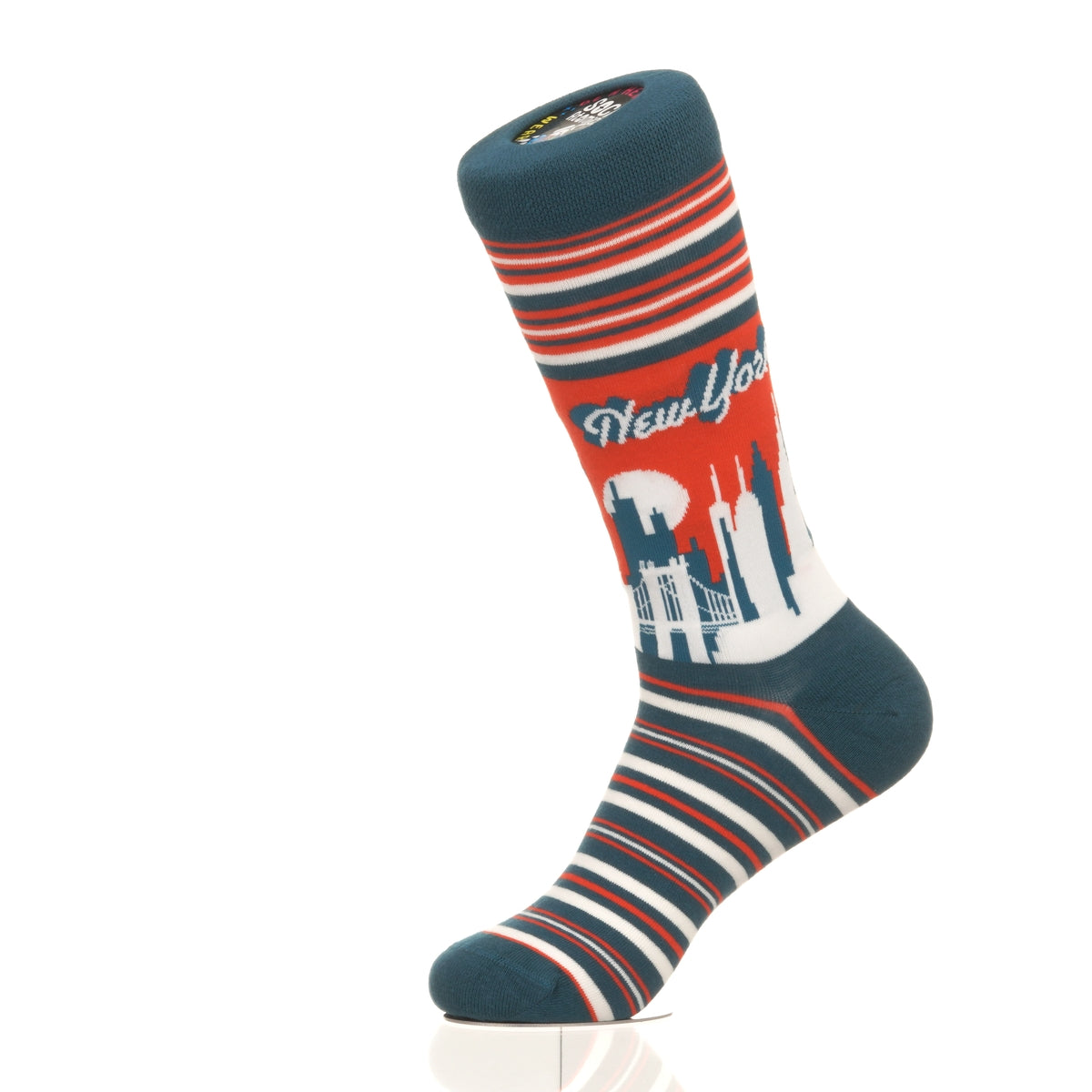 New York Skyline RedBlue