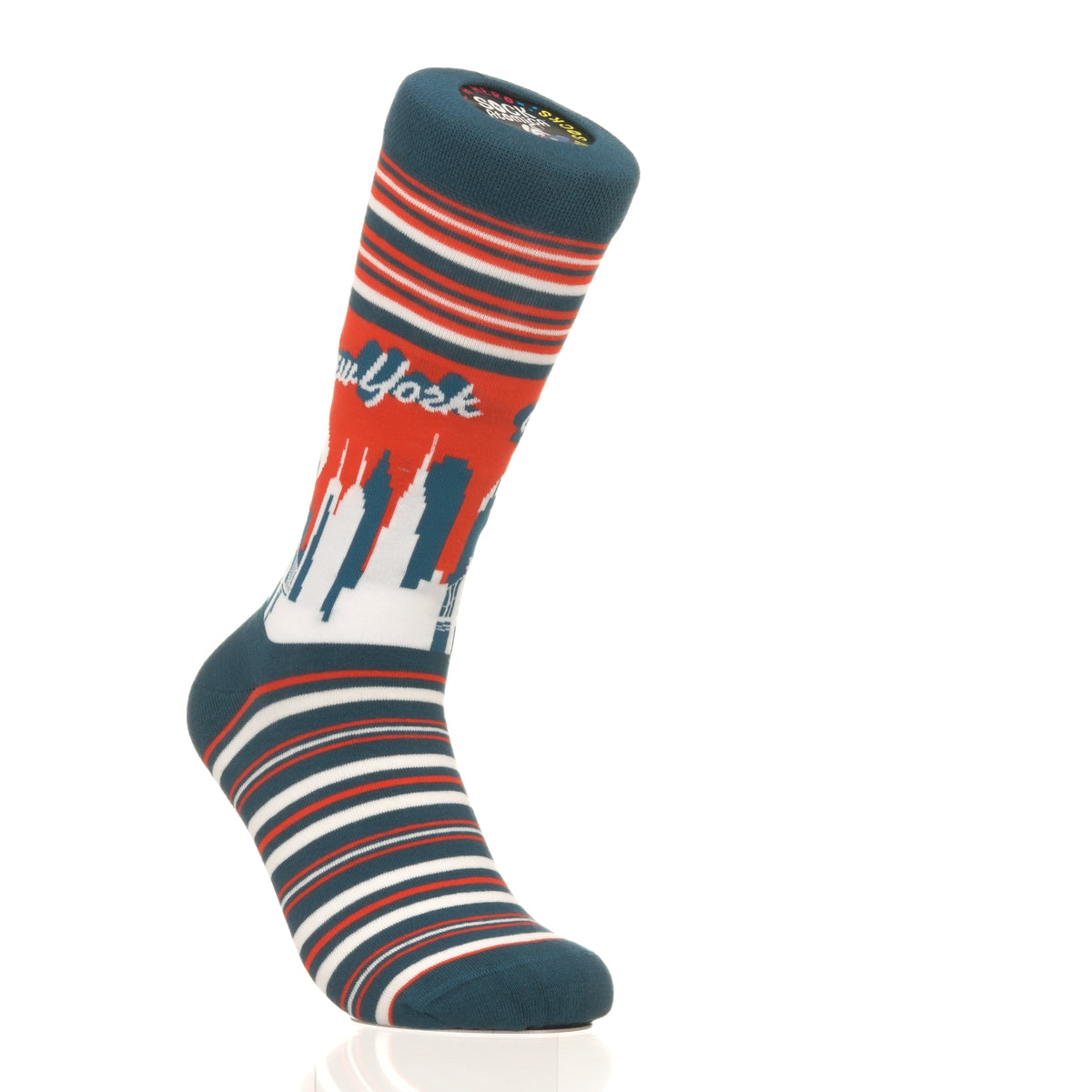 New York Skyline RedBlue