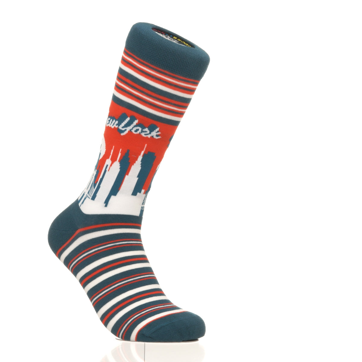 New York Skyline RedBlue