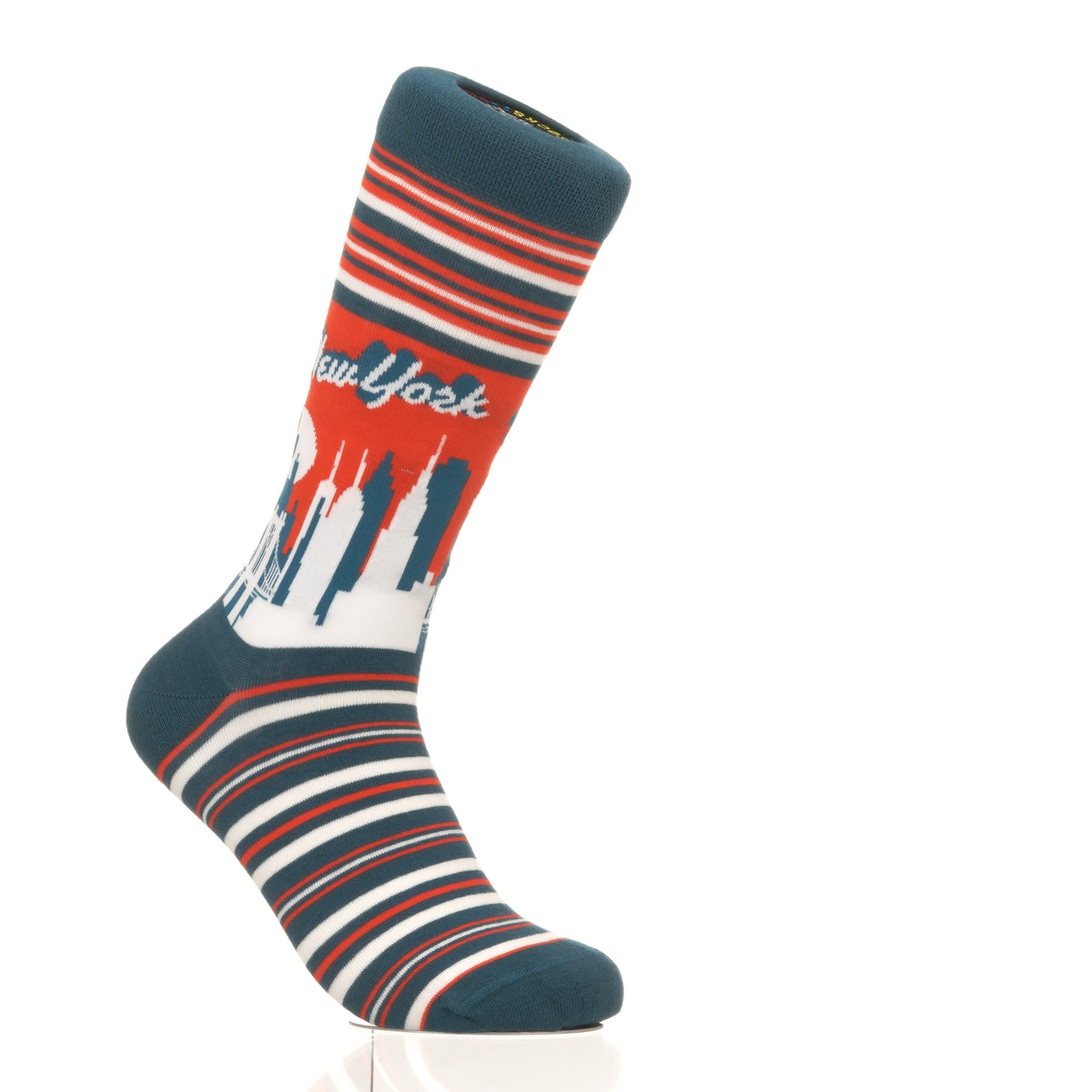 New York Skyline RedBlue