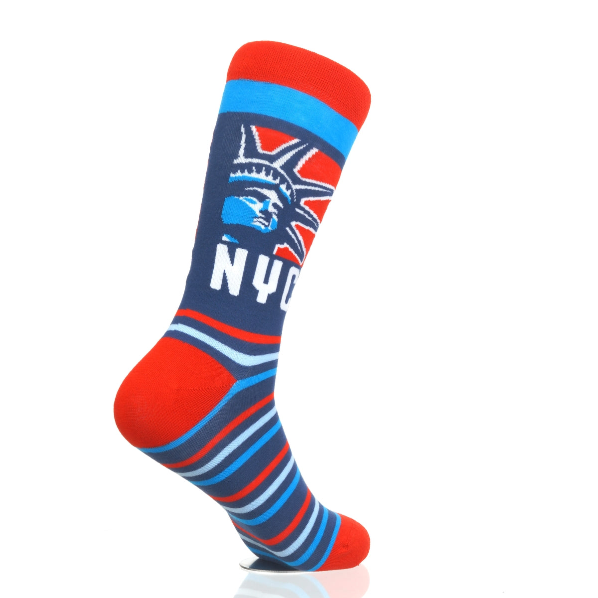 New York Statue Head RedWhiteBlue