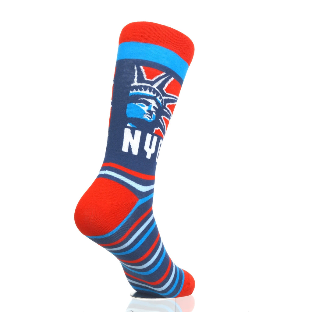 New York Statue Head RedWhiteBlue