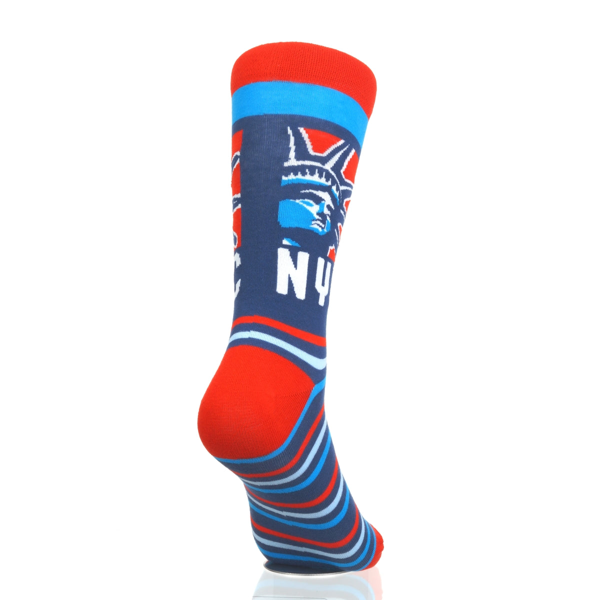 New York Statue Head RedWhiteBlue