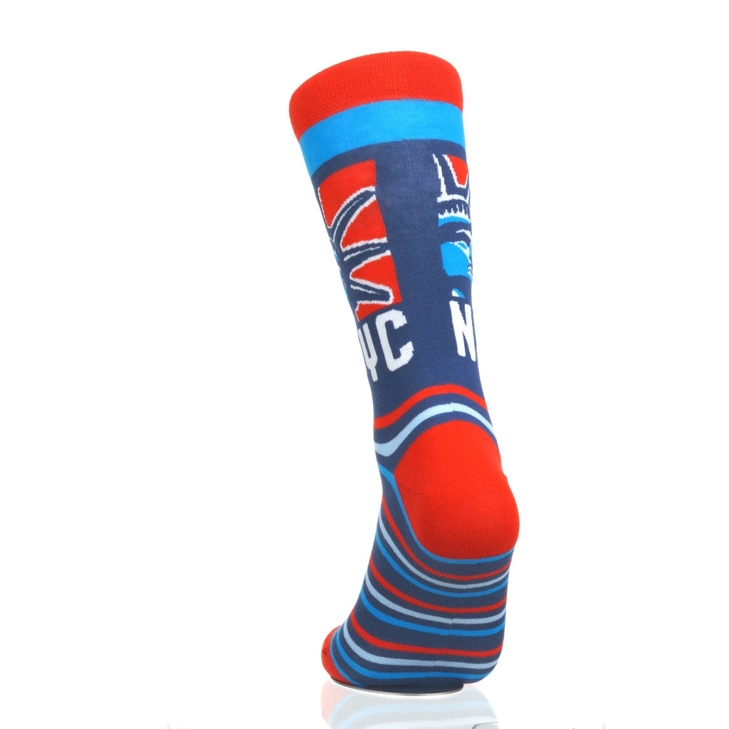 New York Statue Head RedWhiteBlue