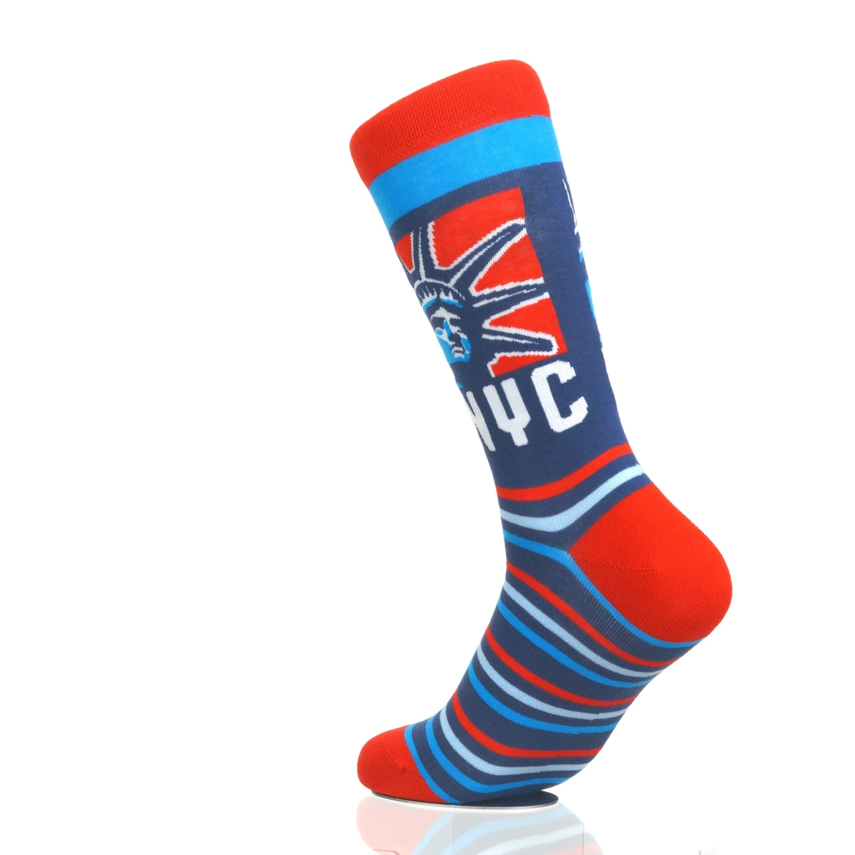 New York Statue Head RedWhiteBlue