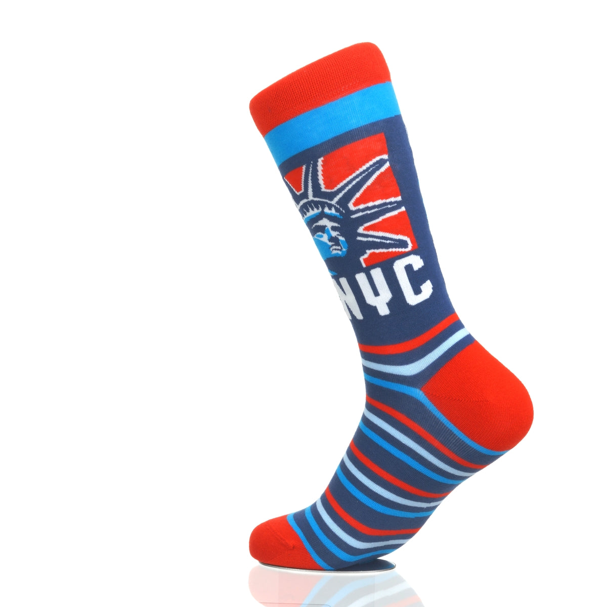 New York Statue Head RedWhiteBlue