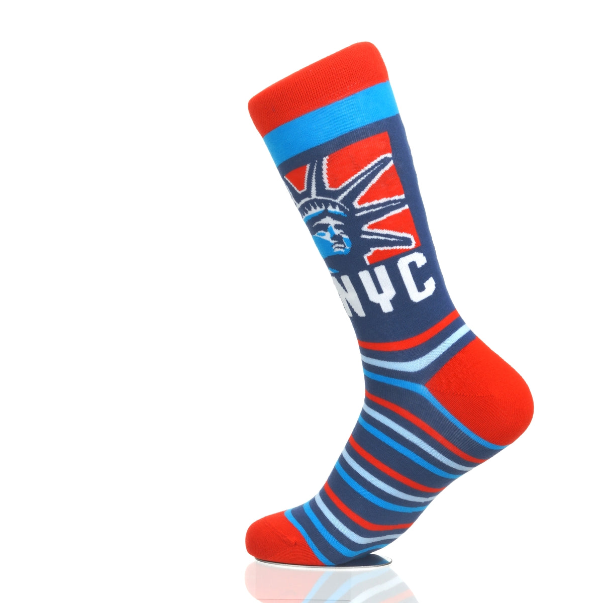 New York Statue Head RedWhiteBlue