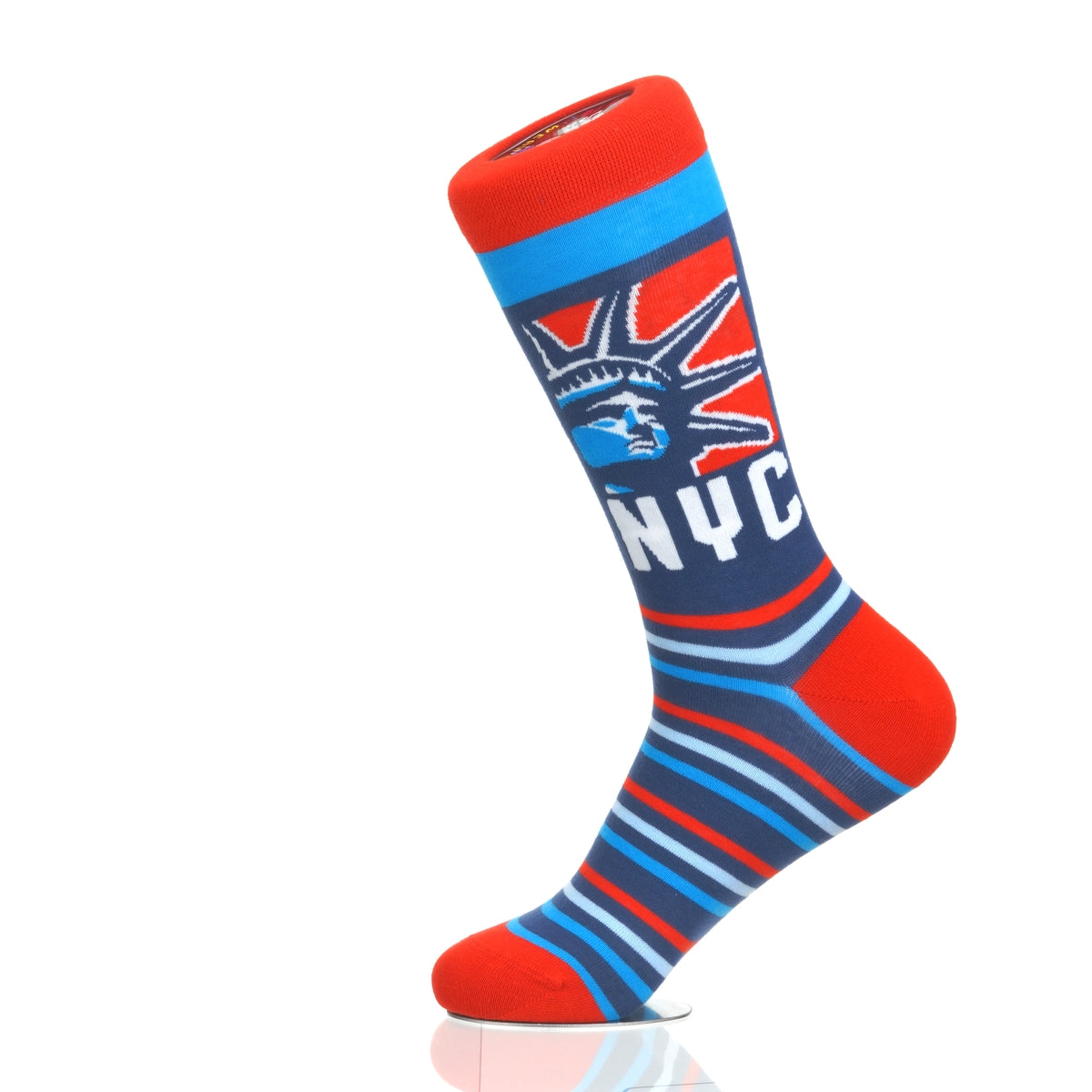 New York Statue Head RedWhiteBlue