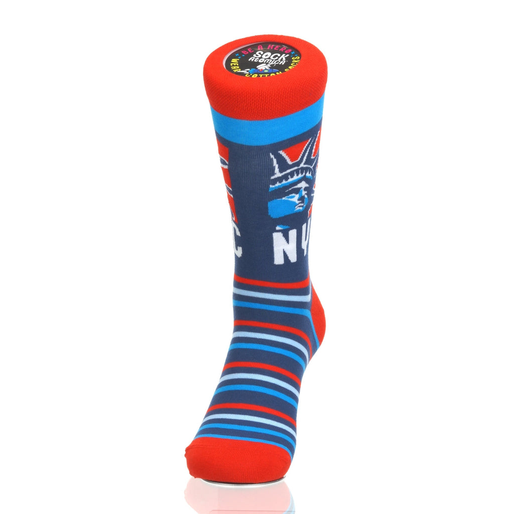 New York Statue Head RedWhiteBlue