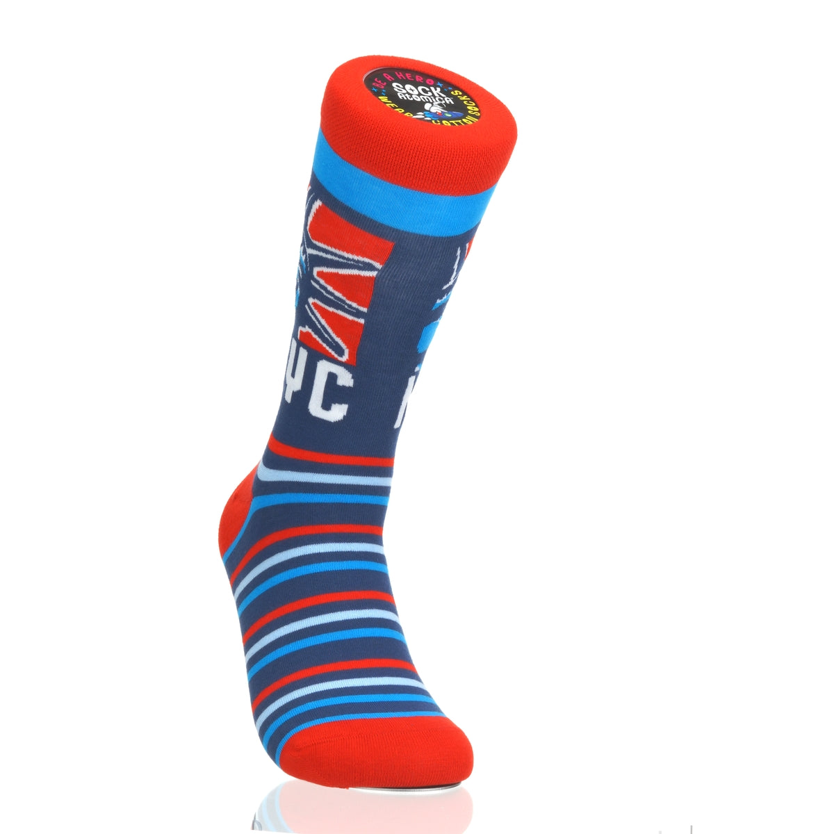 New York Statue Head RedWhiteBlue