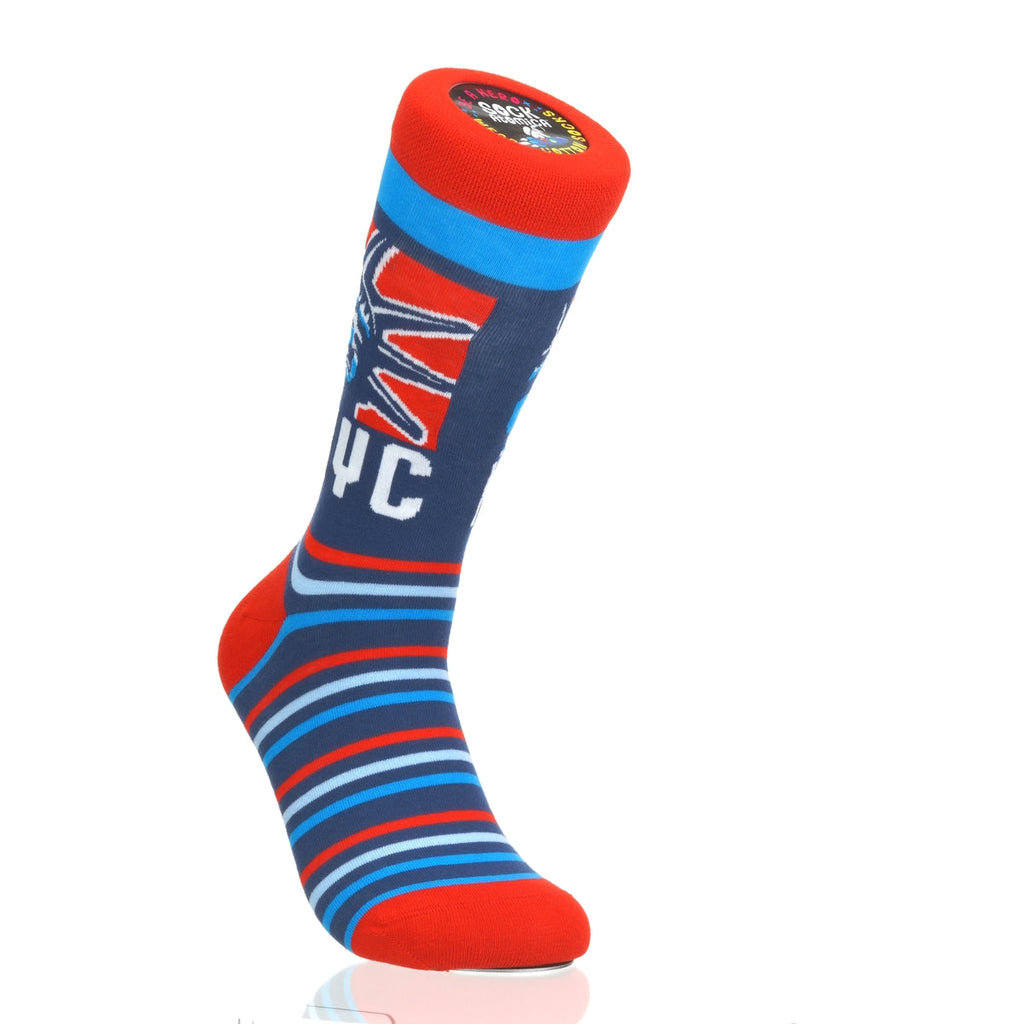 New York Statue Head RedWhiteBlue