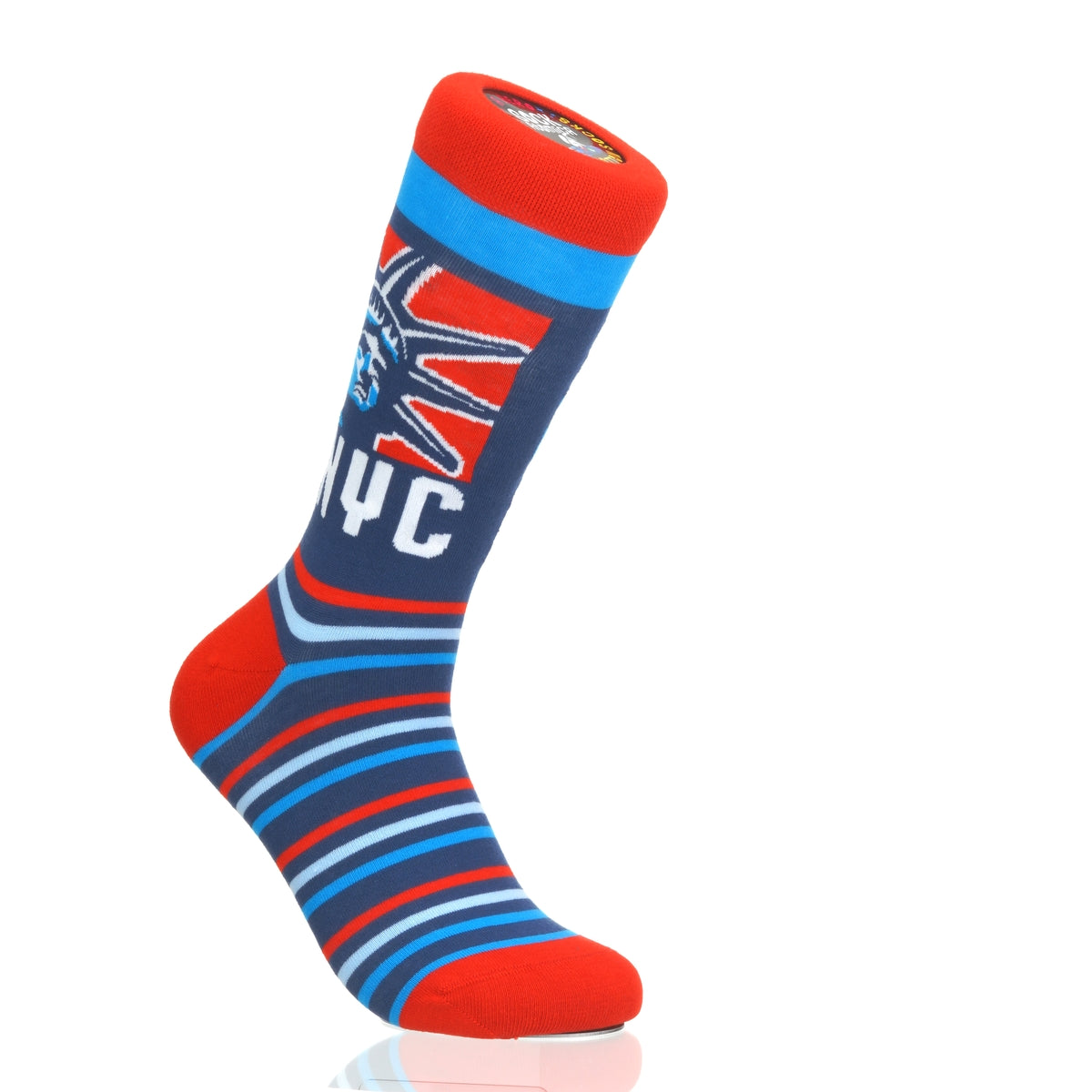 New York Statue Head RedWhiteBlue