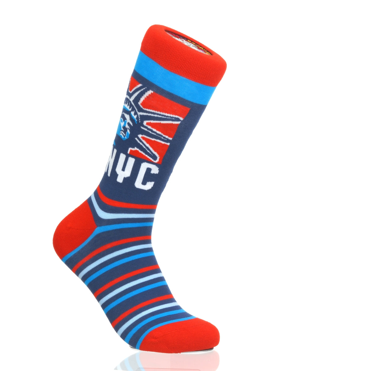 New York Statue Head RedWhiteBlue