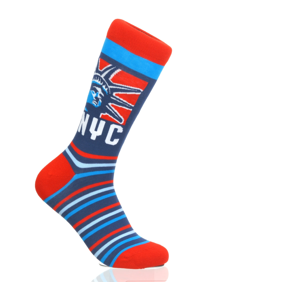 New York Statue Head RedWhiteBlue