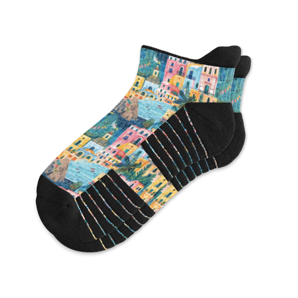 Seaside Ankle Compression Socks