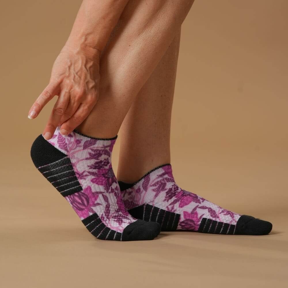 Light Lavender Ankle Compression Socks